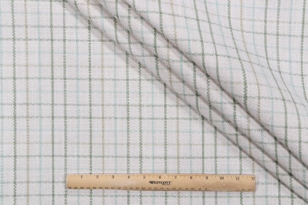 PK Lifestyles Keep In Check Woven Outdoor Fabric in Spring 