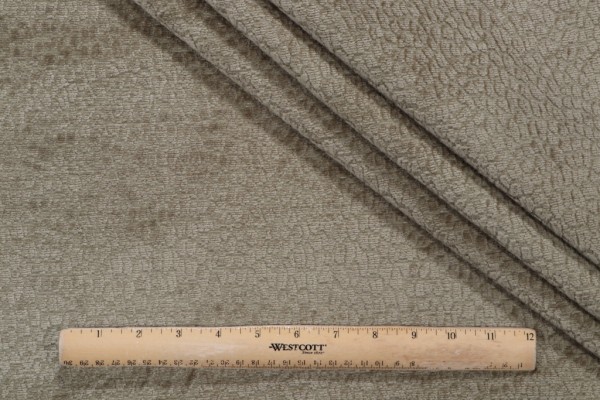 Sample of PK Lifestyles Pebblestone Performance Woven Chenille Upholstery Fabric in Herbal 