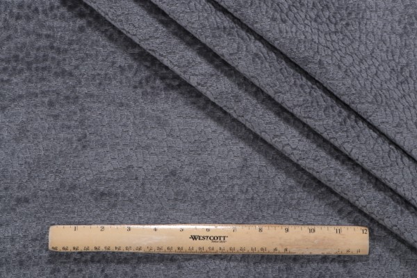 PK Lifestyles Pebblestone Performance Woven Chenille Upholstery Fabric in Storm 
