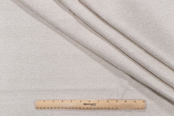 Valdese Weavers Jumper Woven Crypton Home Finish Upholstery Fabric in Parchment