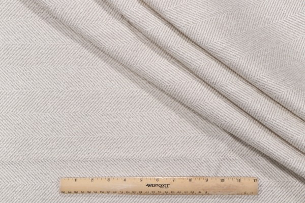 Valdese Weavers Jumper Woven Crypton Home Finish Upholstery Fabric in Parchment