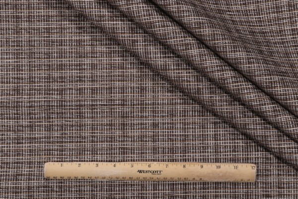 Seward Woven Chenille Outdoor Fabric in Bark