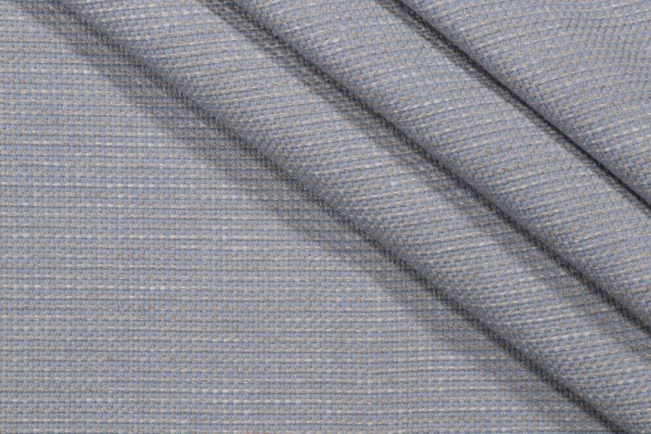 1 Yard Sand Dune Woven Outdoor Fabric in Bay Blue