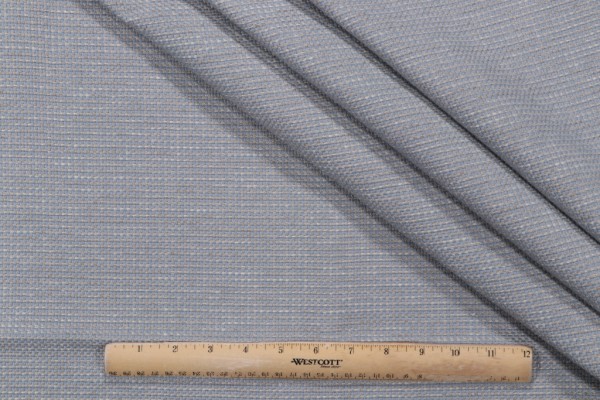 1 Yard Sand Dune Woven Outdoor Fabric in Bay Blue
