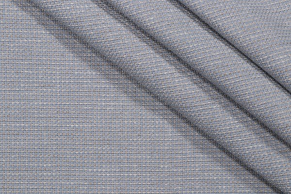 1 Yard Sand Dune Woven Outdoor Fabric in Bay Blue
