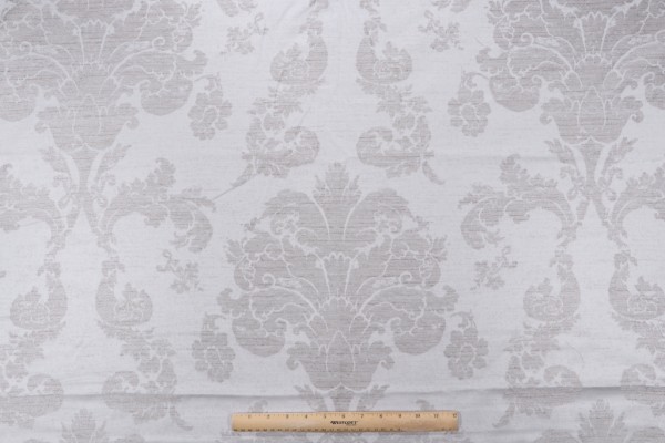 Click for 1 Yard Venezia Damask Upholstery Fabric in Alabaster 1 Yard Venezia Damask Upholstery Fabric in Alabaster