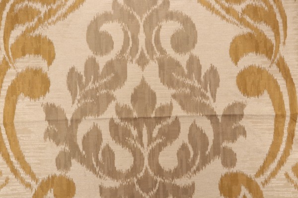 1 Yard Ansonia Damask Decorator Fabric in Gold