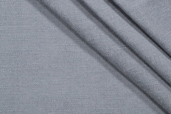 Crypton Villa High Performance Backed Chenille Upholstery Fabric in Blue Haze