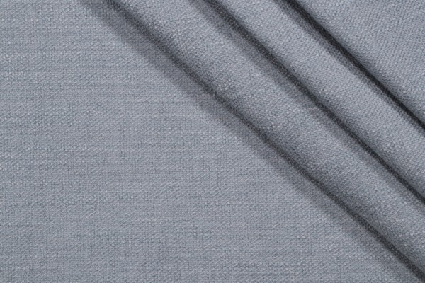 Crypton Villa High Performance Backed Chenille Upholstery Fabric in Blue Haze