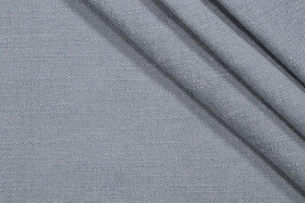 Crypton Villa High Performance Backed Chenille Upholstery Fabric in Blue Haze