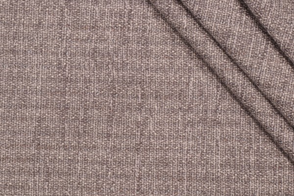 Mill Creek Textured Solid Woven Chenille Upholstery Fabric in Smoke