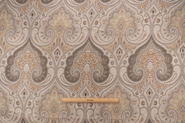 Click for 1.13 Yards Kravet Latika Printed Linen Drapery Fabric in Limestone CLOSEOUT Kravet Latika Printed Linen Drapery Fabric in Limestone CLOSEOUT