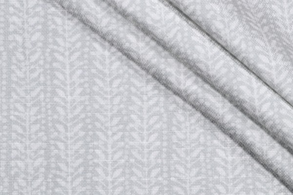 PK Lifestyles Kumo Branch Performance Plus Printed Polyester Drapery Fabric in Pewter