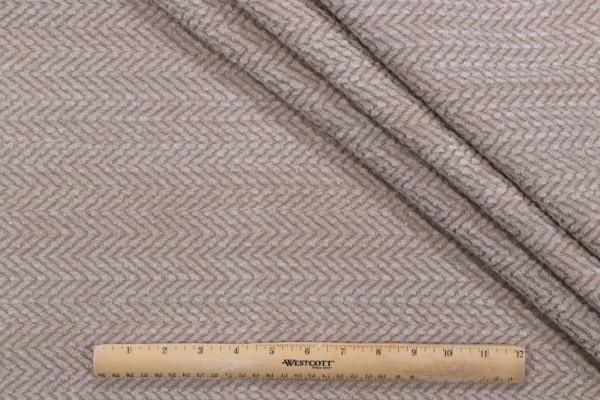 Thibaut Catalina W80362 Woven Sunbrella Solution Dyed Chenille Acrylic Outdoor Fabric in Linen