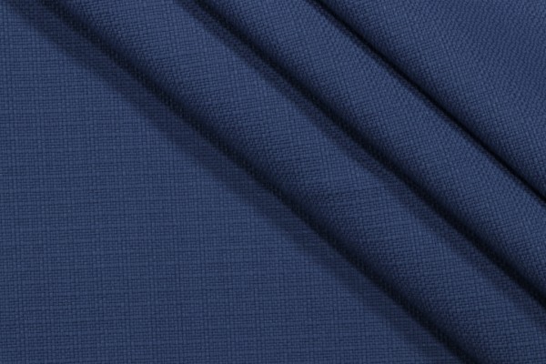 Solid Woven Polyolefin Outdoor Fabric in Indigo