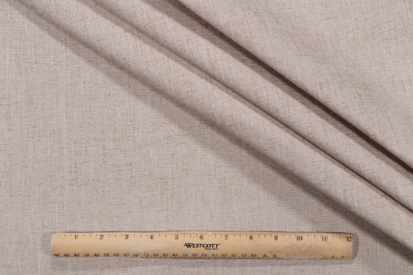 Tempo Dayton Woven Chenille Upholstery Fabric in Straw 