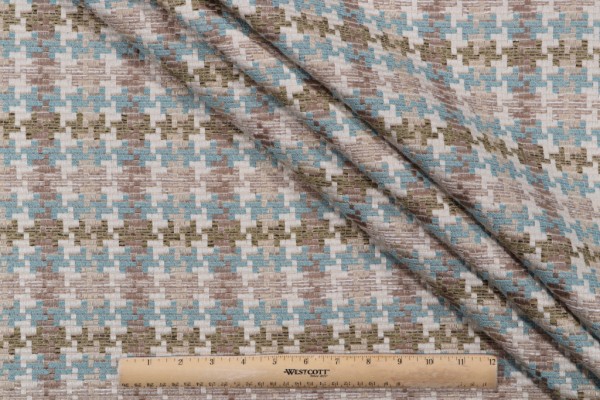 Tempo Surprise Woven Upholstery Fabric in Seafoam 