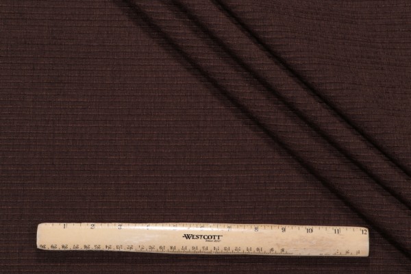 Thibaut Florence W74545 Woven Chenille Upholstery Fabric in Dark Brown