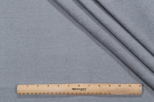 Crypton Villa High Performance Backed Chenille Upholstery Fabric in Blue Haze