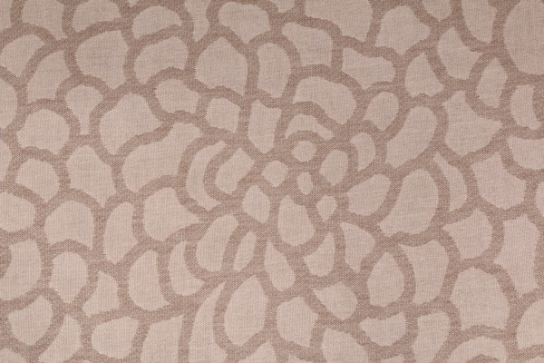 Petals Woven Upholstery Fabric in Natural