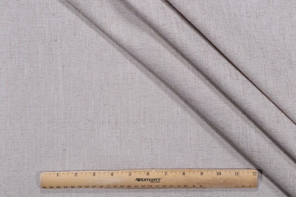 Tempo Dayton Woven Chenille Upholstery Fabric in Linen