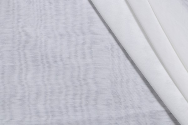Super Batiste Sheer Drapery Fabric in Winter White