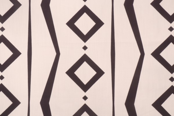 Hamilton Tonga Printed Cotton Drapery Fabric in Ink