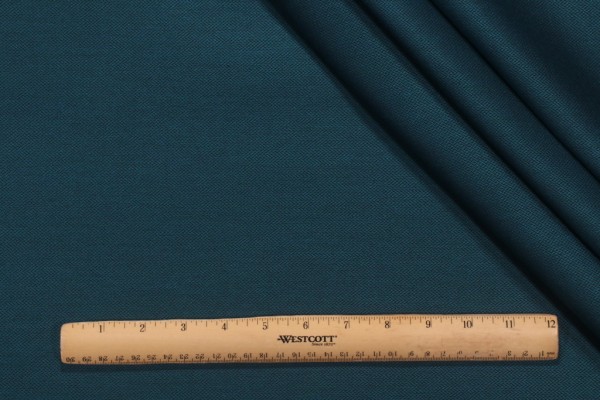 Solid Woven Solution Dyed Acrylic Outdoor Fabric in Peacock