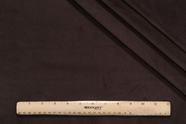 P Kaufmann Imperial Velvet Upholstery Fabric in Charcoal