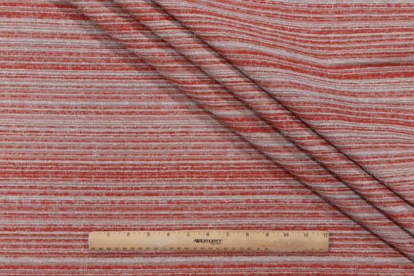 Pollack Geography Woven Polyolefin Outdoor Fabric in Persimmon 