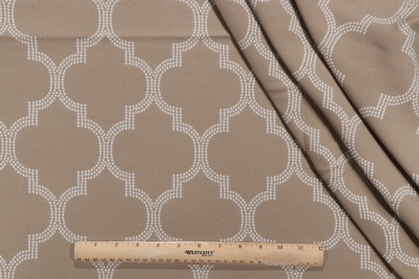 1 Yard Bella Dura Pavilion Woven Polyolefin Outdoor Fabric in Sand