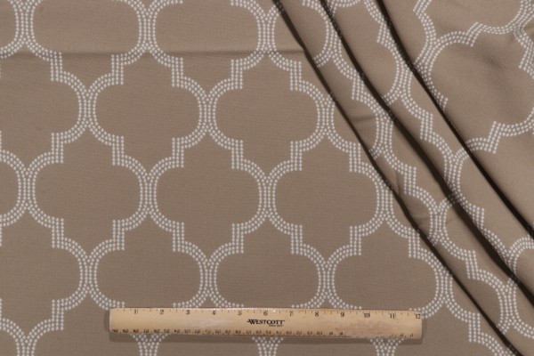 Bella Dura Pavilion Woven Polyolefin Outdoor Fabric in Sand