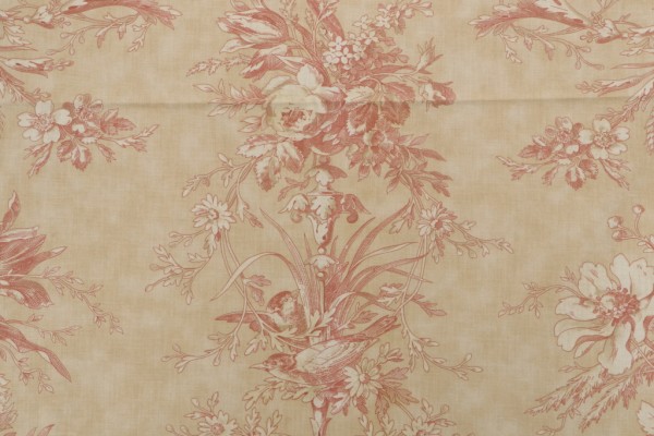 Portfolio Textiles Queensway Printed Cotton Drapery Fabric in Amber for Kravet CLOSEOUT