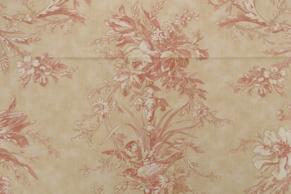Portfolio Textiles Queensway Printed Cotton Drapery Fabric in Amber for Kravet CLOSEOUT