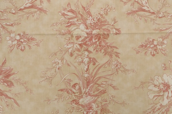 Portfolio Textiles Queensway Printed Cotton Drapery Fabric in Amber for Kravet CLOSEOUT