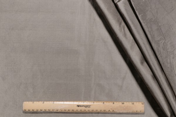 Tikka Silk Woven Backed Decorator Fabric in Pebble
