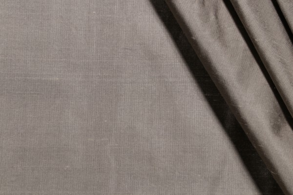 Tikka Silk Woven Backed Decorator Fabric in Pebble