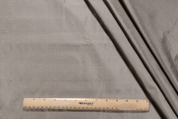 Tikka Silk Woven Backed Decorator Fabric in Pebble