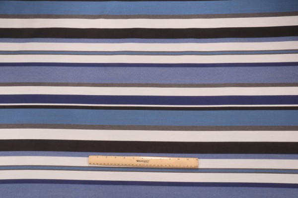 Click for 3.5 Yards Arc Com Sonata Stripe Woven Outdoor Fabric in Midnight Arc Com Sonata Stripe Woven Outdoor Fabric in Midnight