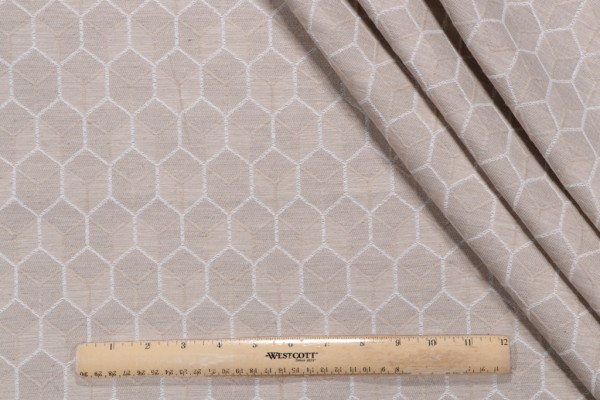 Horizon Woven Decorator Fabric in Oat
