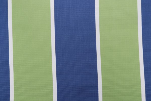 Club Stripe Woven Polyester Outdoor Fabric in Maritime 