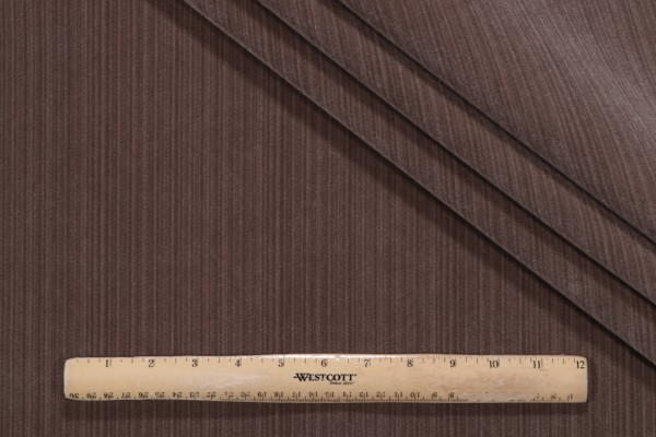 Valdese Weavers Striato Velvet Upholstery Fabric in Marlin 