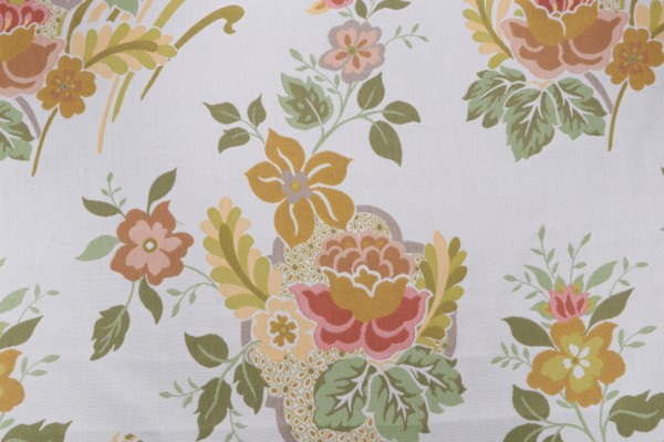 Alistair Floral Woven Upholstery Fabric in Sunshine 
