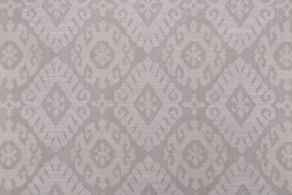 Rendezvous Damask Decorator Fabric in Grey