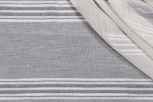 1 Yard Bremen Sheer Embroidered Drapery Fabric in Sand