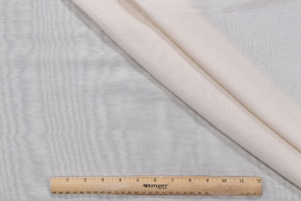 Super Batiste Sheer Drapery Fabric in Bone
