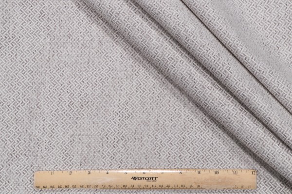 Faux Check Woven Upholstery Fabric in Smoke