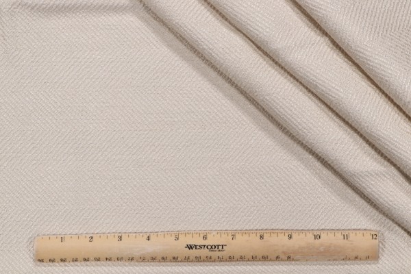 Valdese Weavers Jumper Woven Crypton Home Finish Upholstery Fabric in Pearl