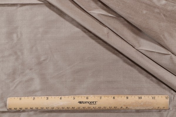 Solid Woven Silk Decorator Fabric in Autumn