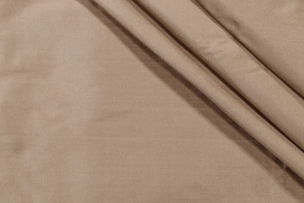 Solid Woven Silk Decorator Fabric in Fossil